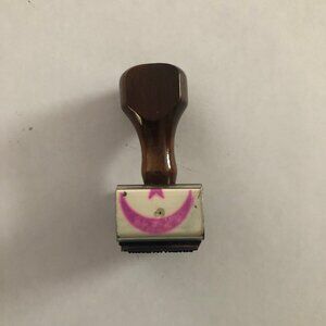 Mauritania Country stamp with wooden handle Crafts Office Ink Collectible